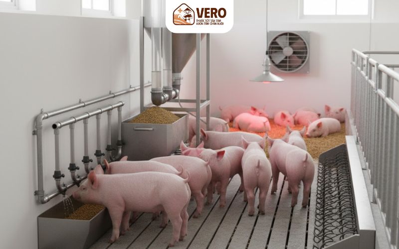 Đầu tư thiết bị chăn nuôi heo giúp tối ưu quy trình